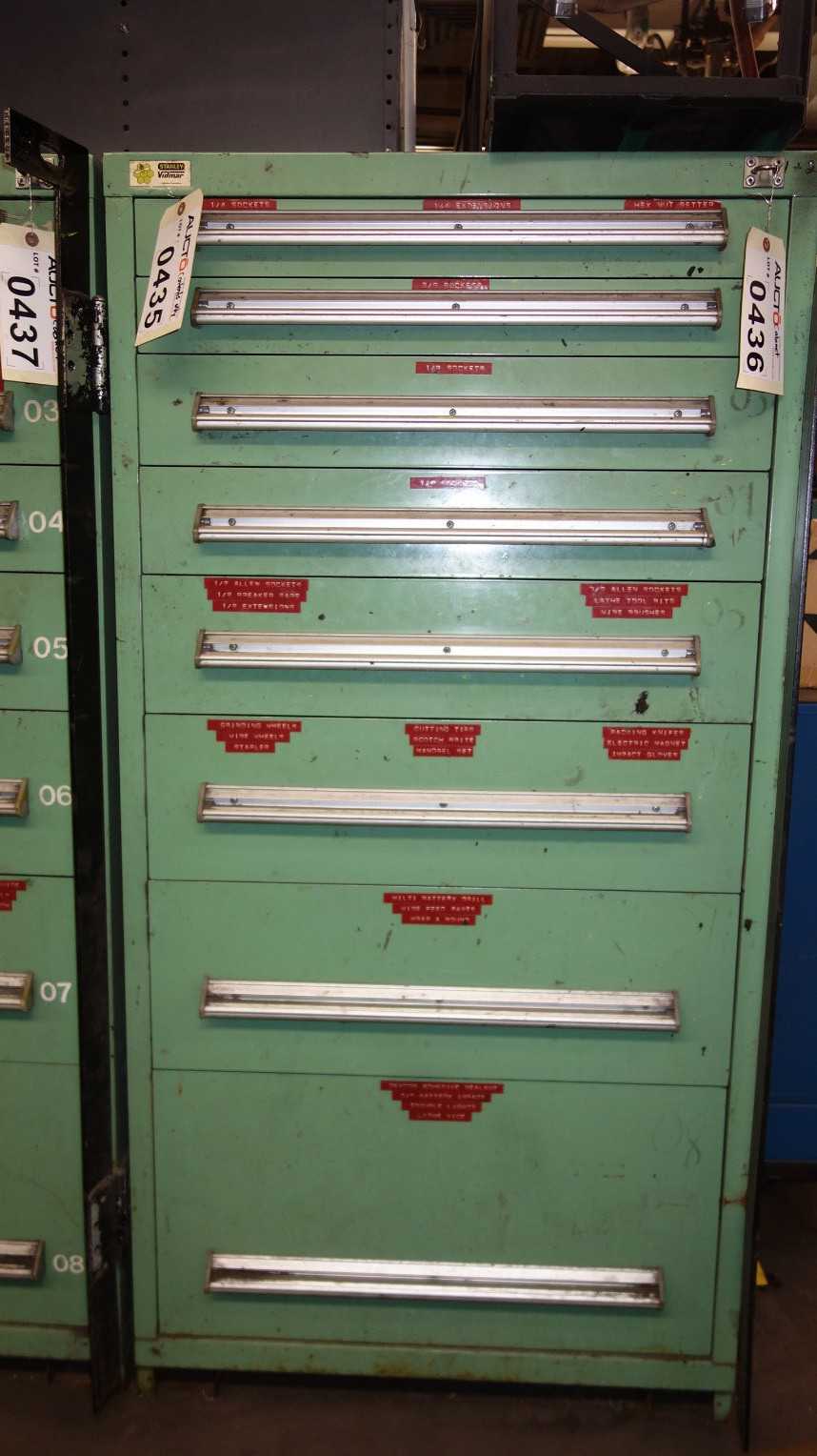 STANLEY VIDMAR 8 DRAWER TOOL CABINET - TOOL STORAGE