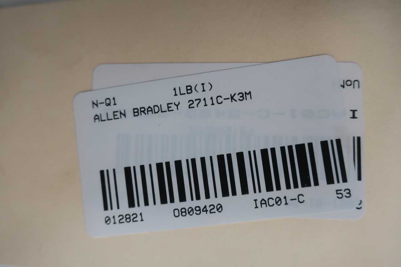 ALLEN BRADLEY 2711C-K3M PANELVIEW COMP C300 GRAPHIC TERMINAL SER B OPERATOR INTERFACE PANEL - AUTOMATION & CONTROLS