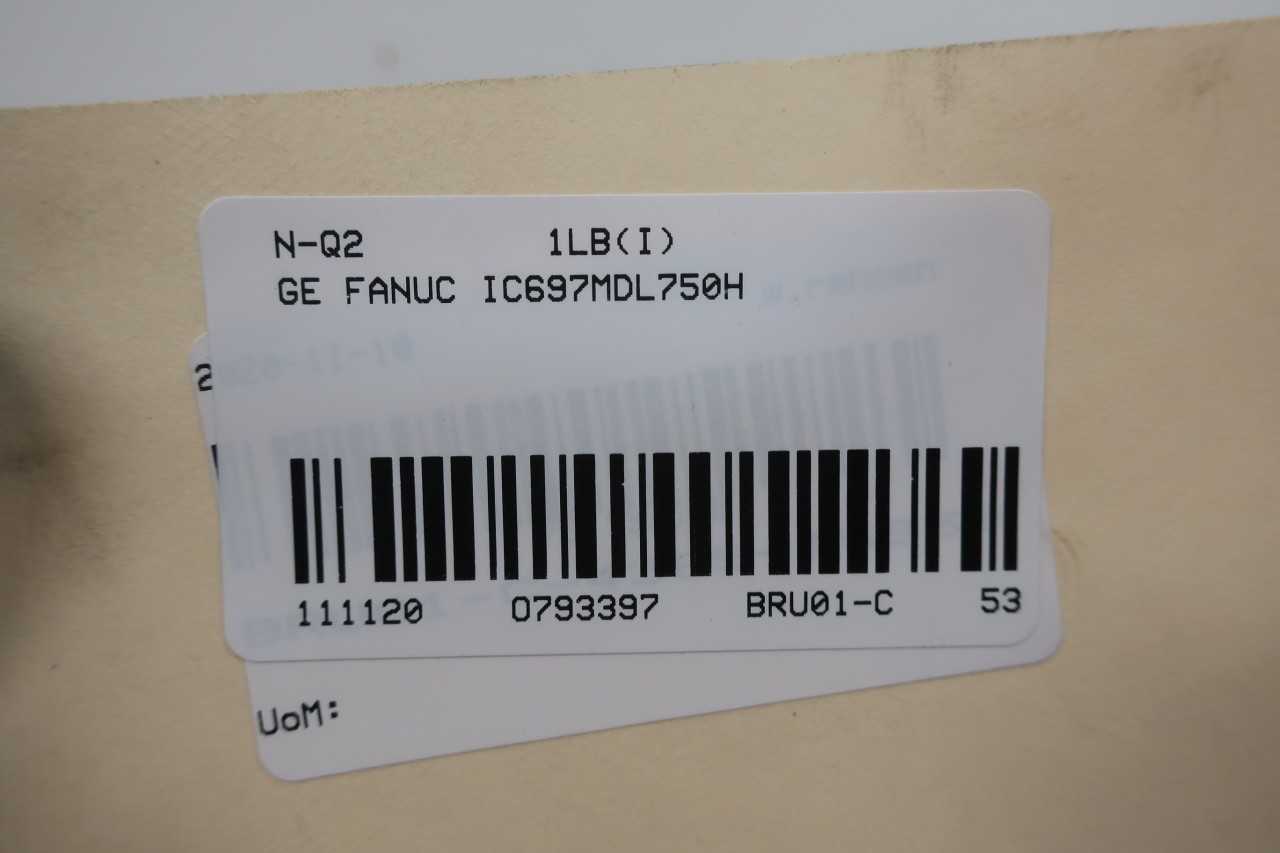 GE FANUC IC697MDL750H DISCRETE LOGIC OUTPUT MODULE 32PT 2448VDC - AUTOMATION & CONTROLS