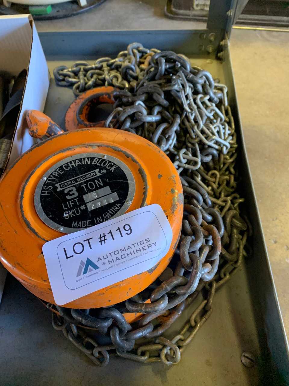 3-Ton HS Type Chain Block - LIFTING EQUIPMENT
