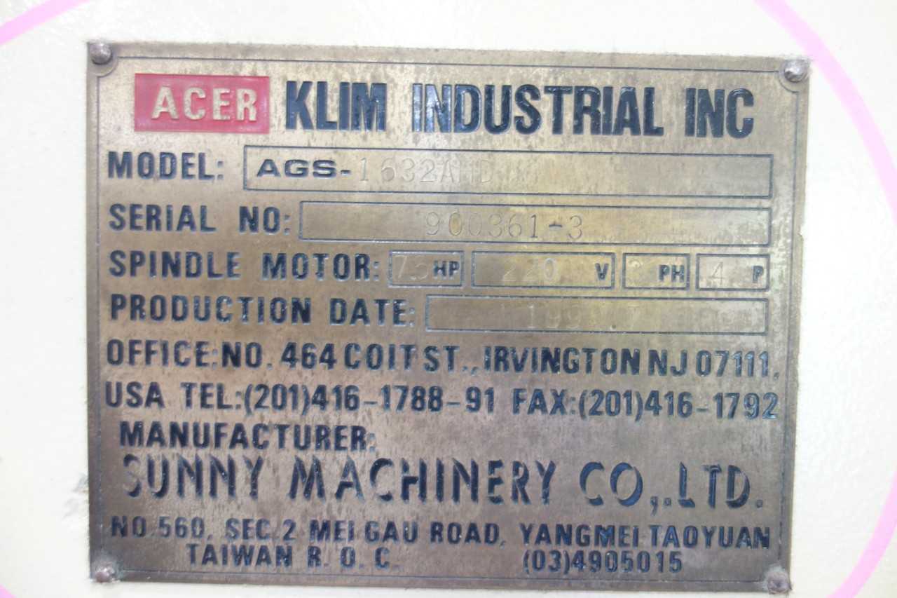ACER BAND SAW MODEL #AGS-1632AHD - METAL SAWS
