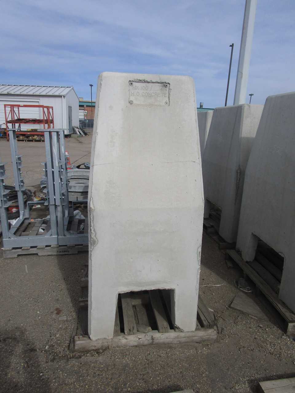 Lot of 2 Precast Concrete Base - ELECTRICAL COMPONENTS