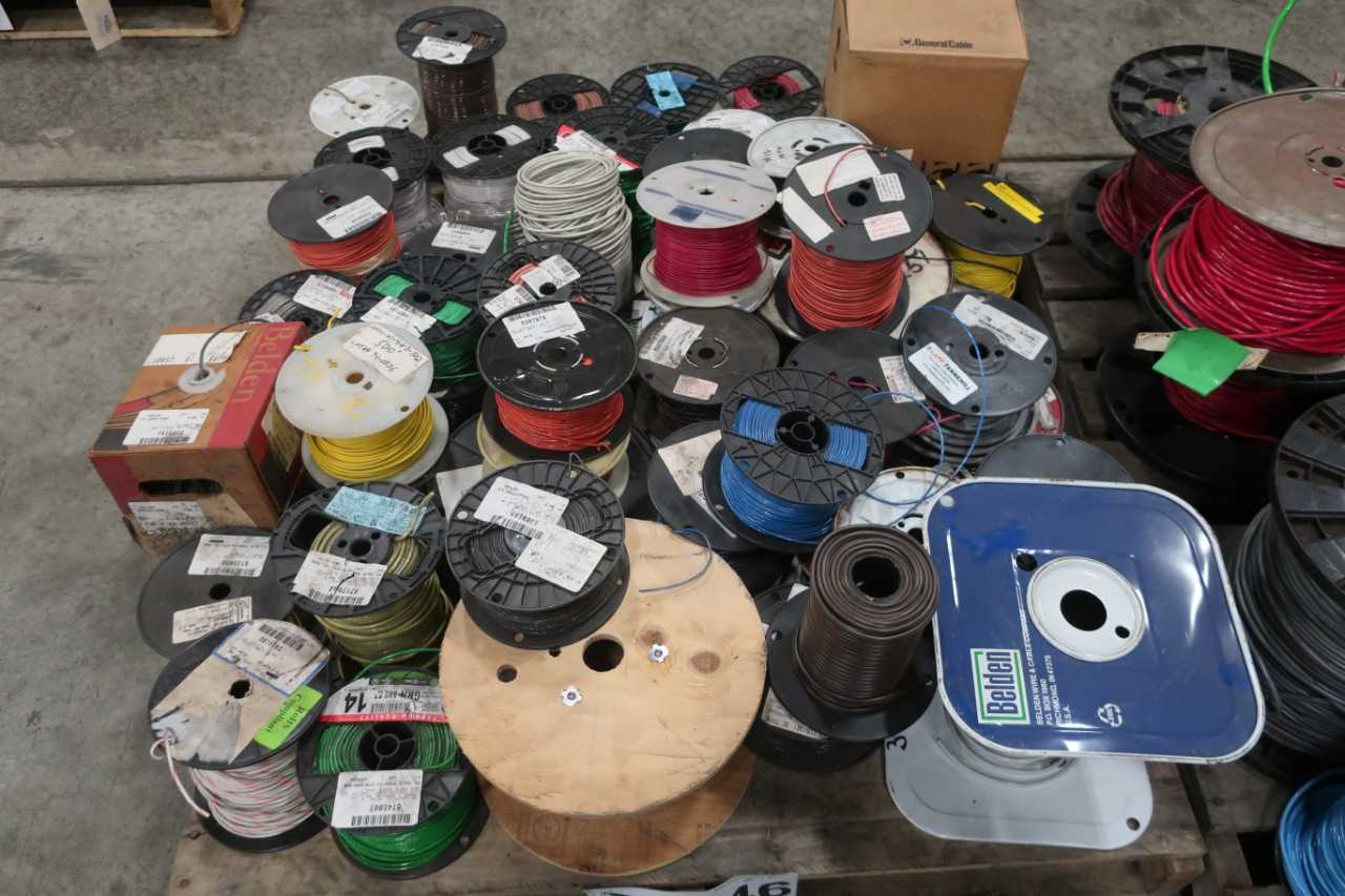 2 PALLETS OF ASSORTED THERMO CABLE-WIRE - WIRE MANUFACTURING