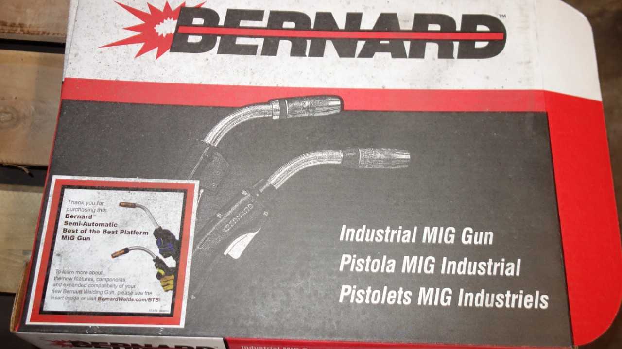 BERNARD Q3015AE8XMC 300 AMP 15 FT MIG WELDING GUN - WELDING EQUIPMENT