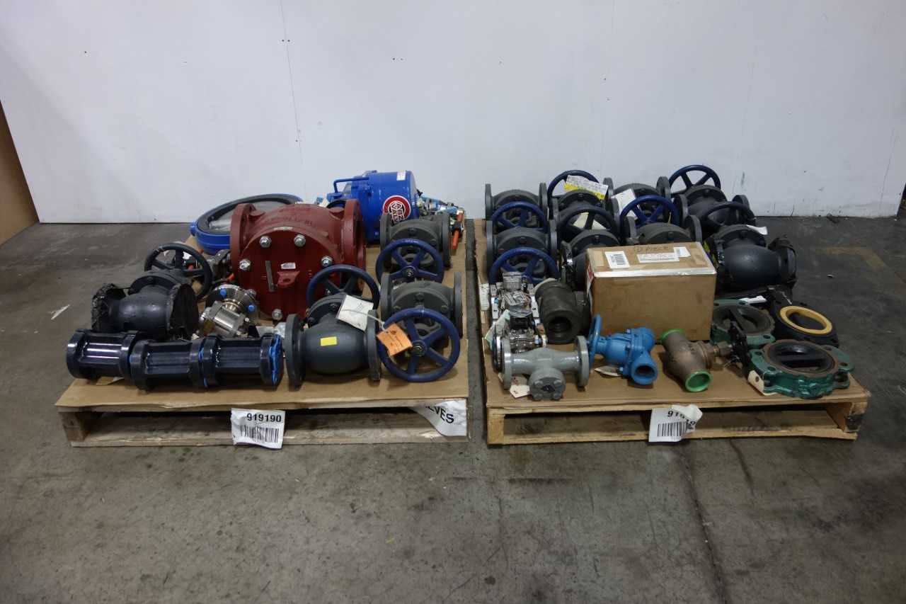 2 PALLETS OF ASSORTED VALVES - VALVES