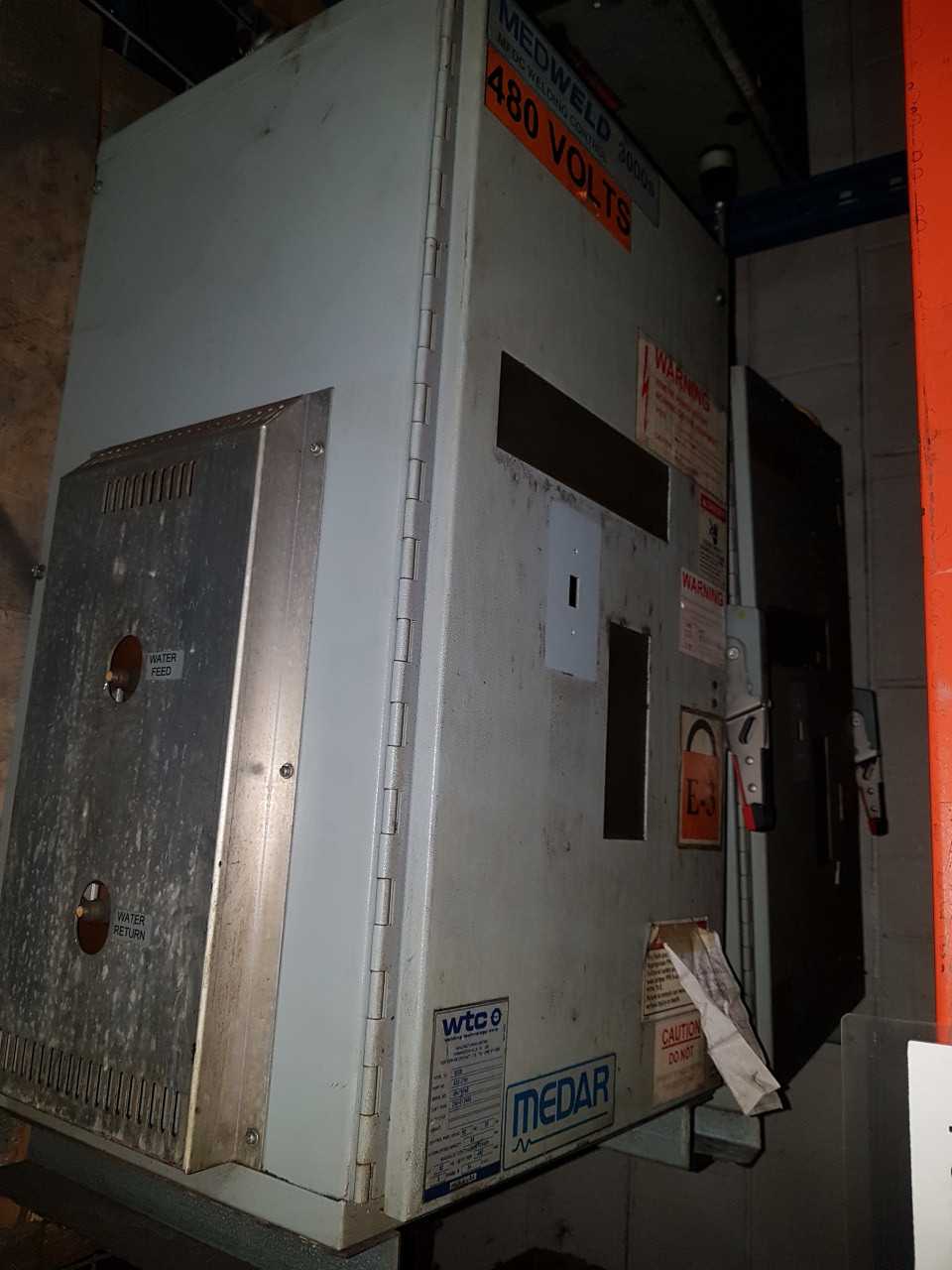 Lot of 4 Medweld 3000's D.C 480 V weld Controllers - WELDING EQUIPMENT