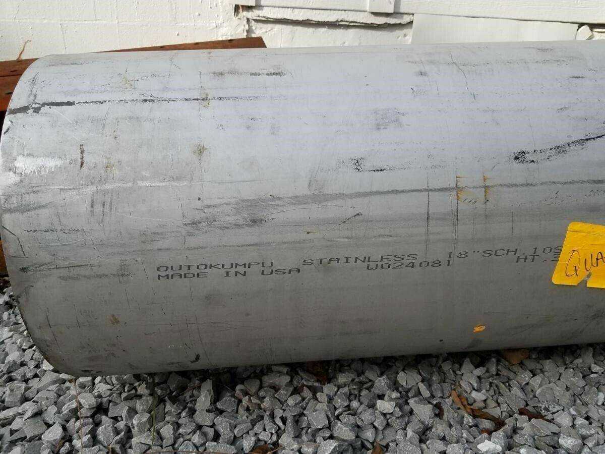 18 inch Stainless Steel Pipe - VALVES