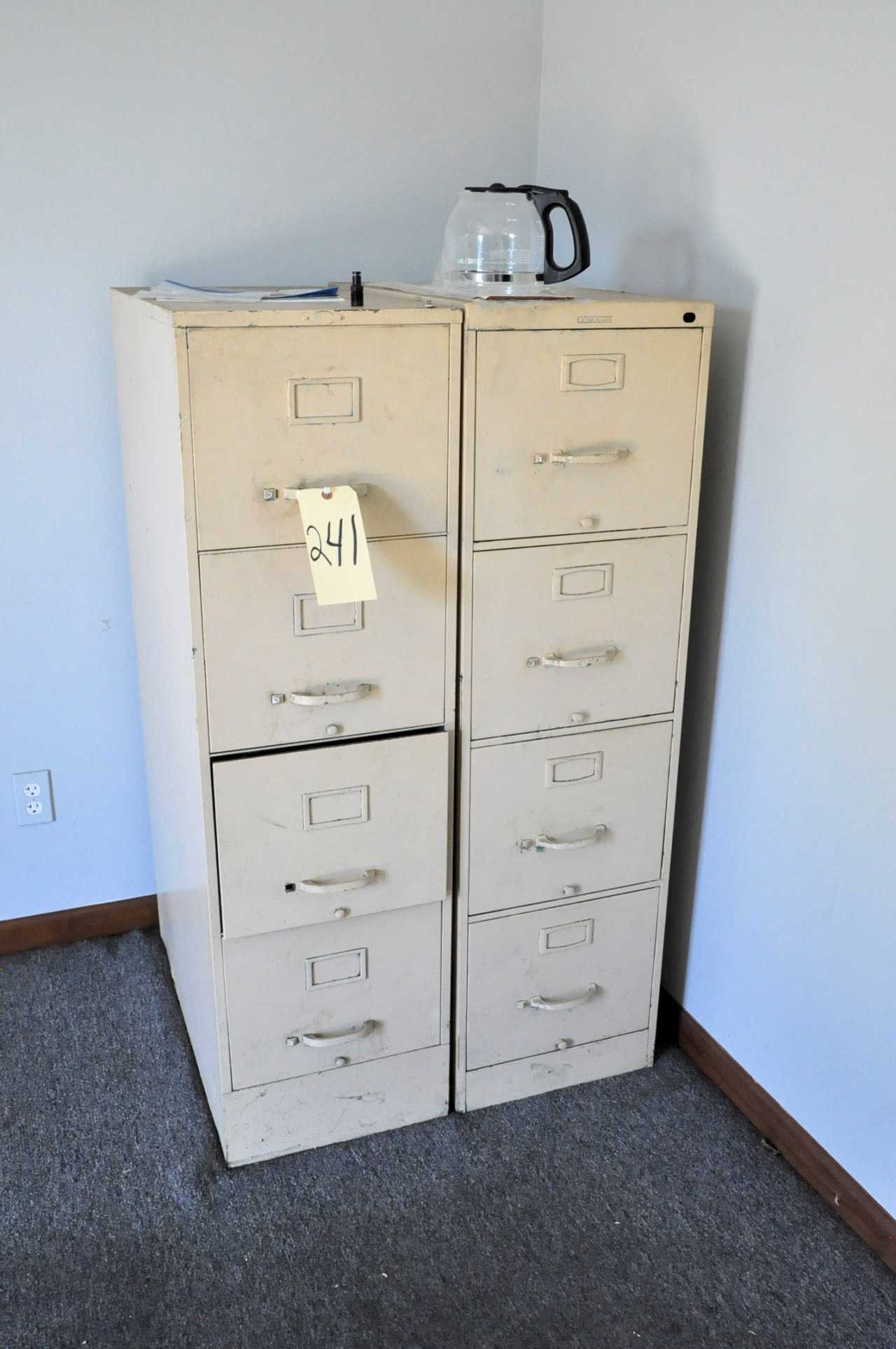 Lot-Desk, (2) Chairs, Bookcase, Lateral File Cabinet, (2) Vertical - PLANT & FACILITY