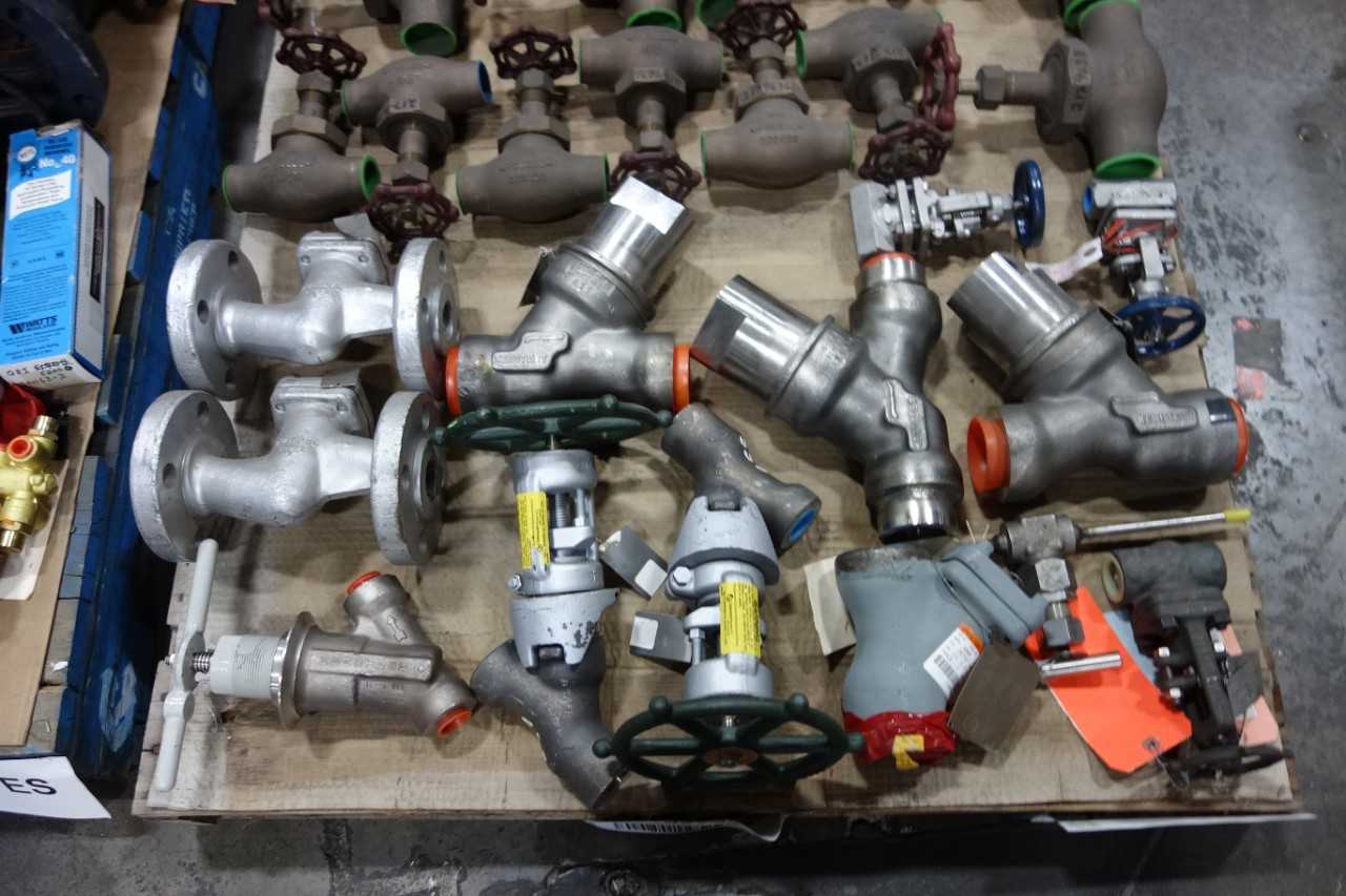 2 PALLETS OF ASSORTED VALVES - VALVES