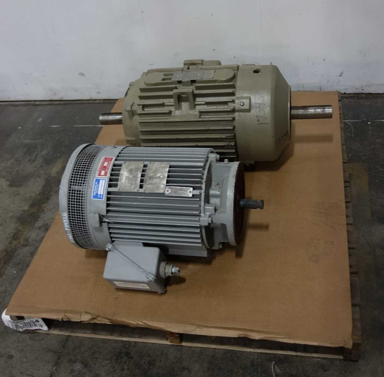 LOT OF 2 ELECTRIC MOTORS - ELECTRIC MOTORS