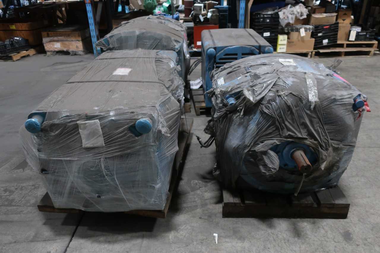 LOT OF 4 ASSORTED 2200V AND 2300V ELECTRIC MOTORS - ELECTRIC MOTORS