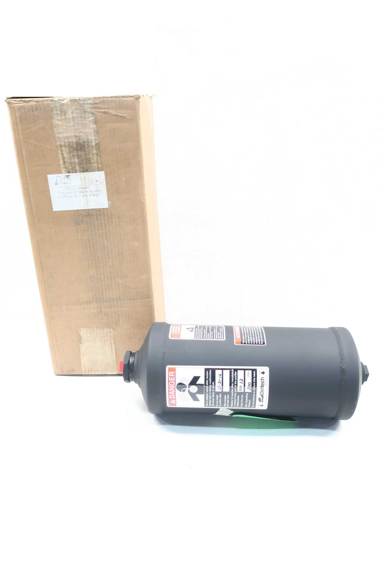 DELTECH BA12 BREATHING AIR CARTRIDGE 200PSI OTHER RESPIRATOR PARTS AND ACCESSORY - POWER TRANSMISSION DELTECH BA12 BREATHING AIR CARTRIDGE 200PSI OTHER RESPIRATOR PARTS AND ACCESSORY - POWER TRANSMISSION