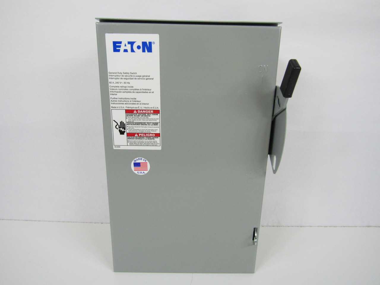Lot of Qty 1x Eaton DG322NRB Safety Switch General Duty - SAFETY EQUIPMENT