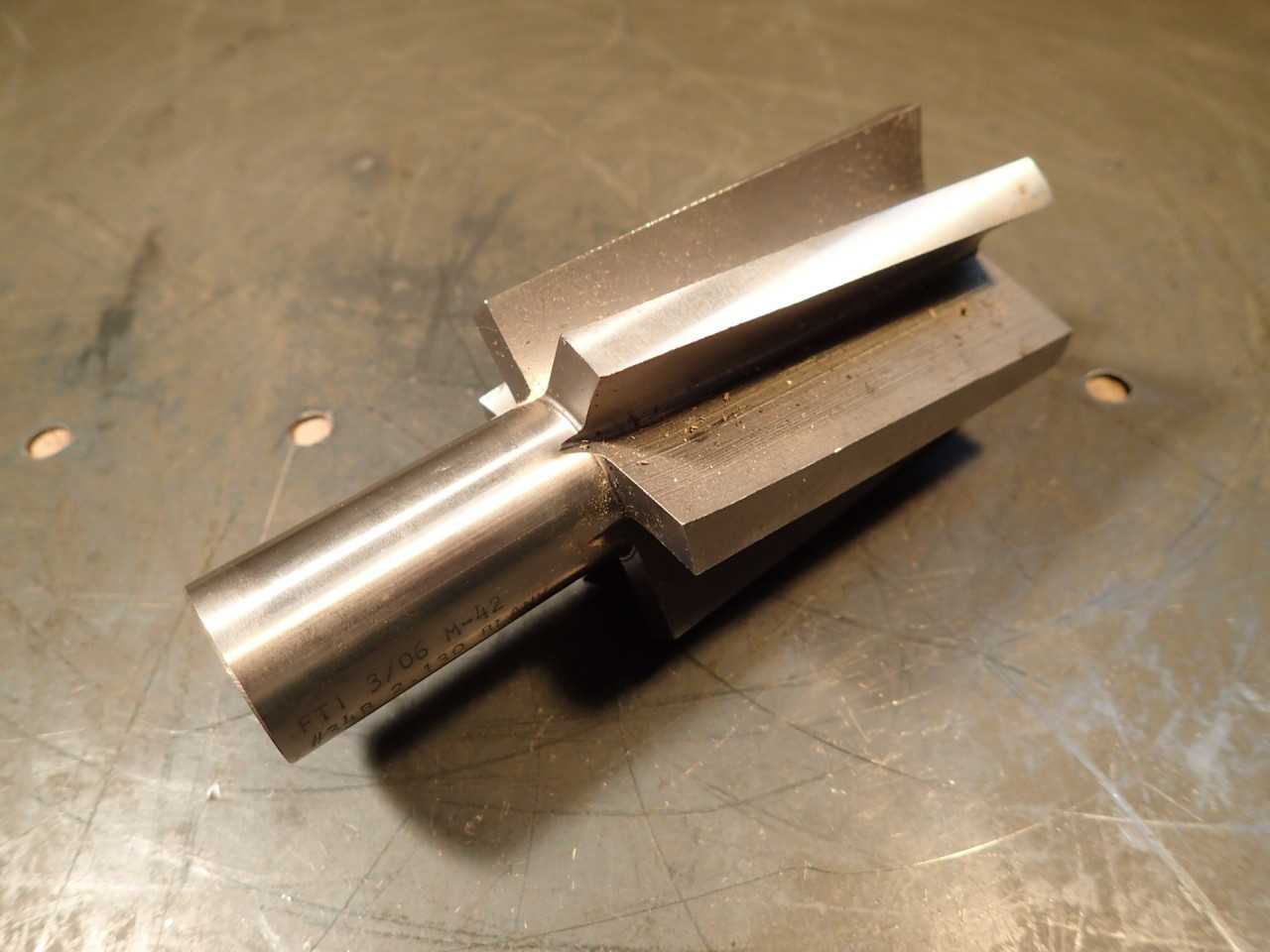 FTI 2.130" 6-Flute Non-Center Cutting End Mill 3" Shoulder 1" Shank M-42 HSS - MILLING TOOLS