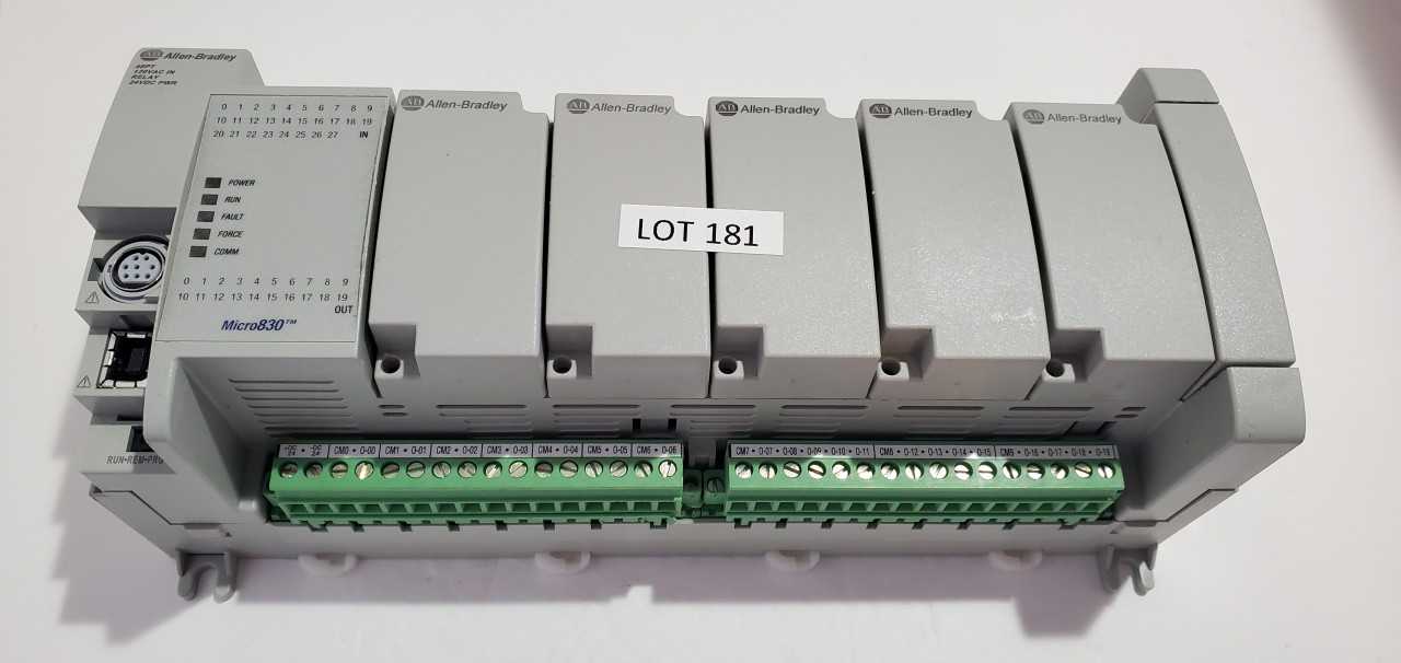 Allen Bradley Micro 830  2080-LC30-48AWB PLC - AUTOMATION & CONTROLS