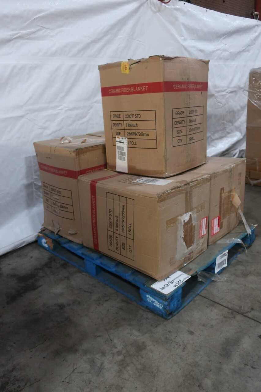 LOT OF 5 NEW IN BOX CERAMIC FIBER BLANKETS - ELECTRIC POWER TOOLS