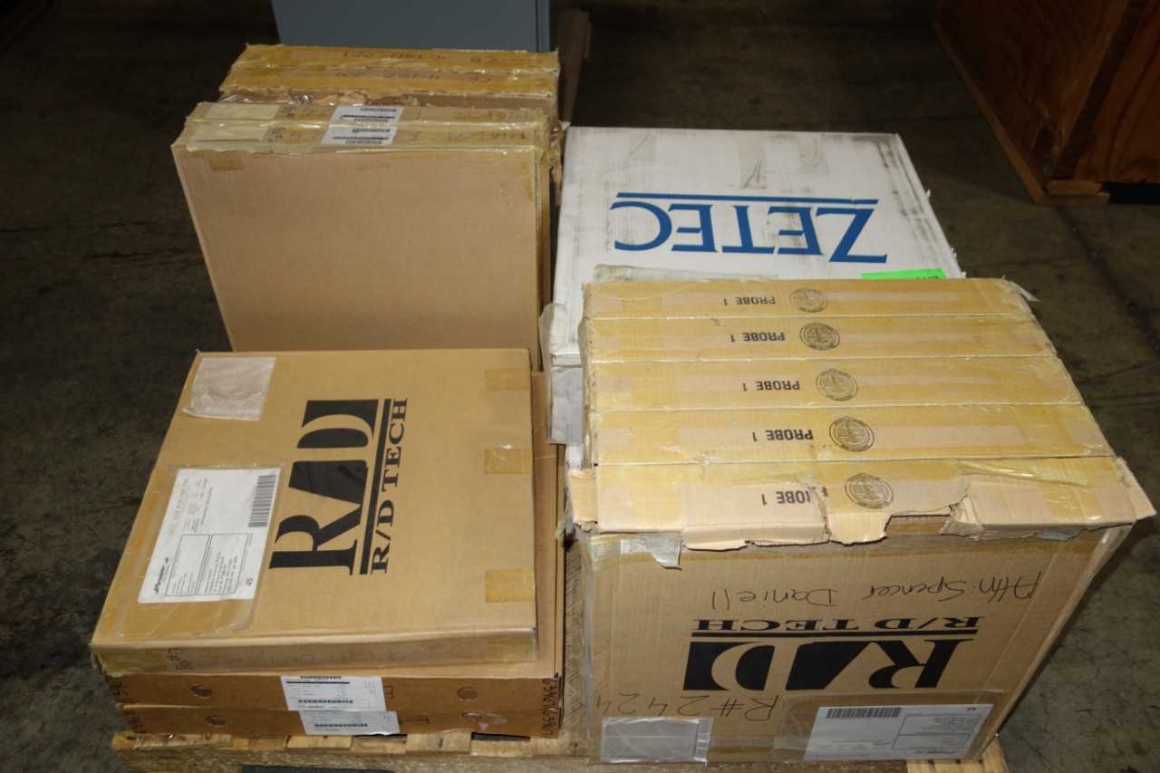 PALLET OF PROBE COILS - INDUSTRIAL PARTS