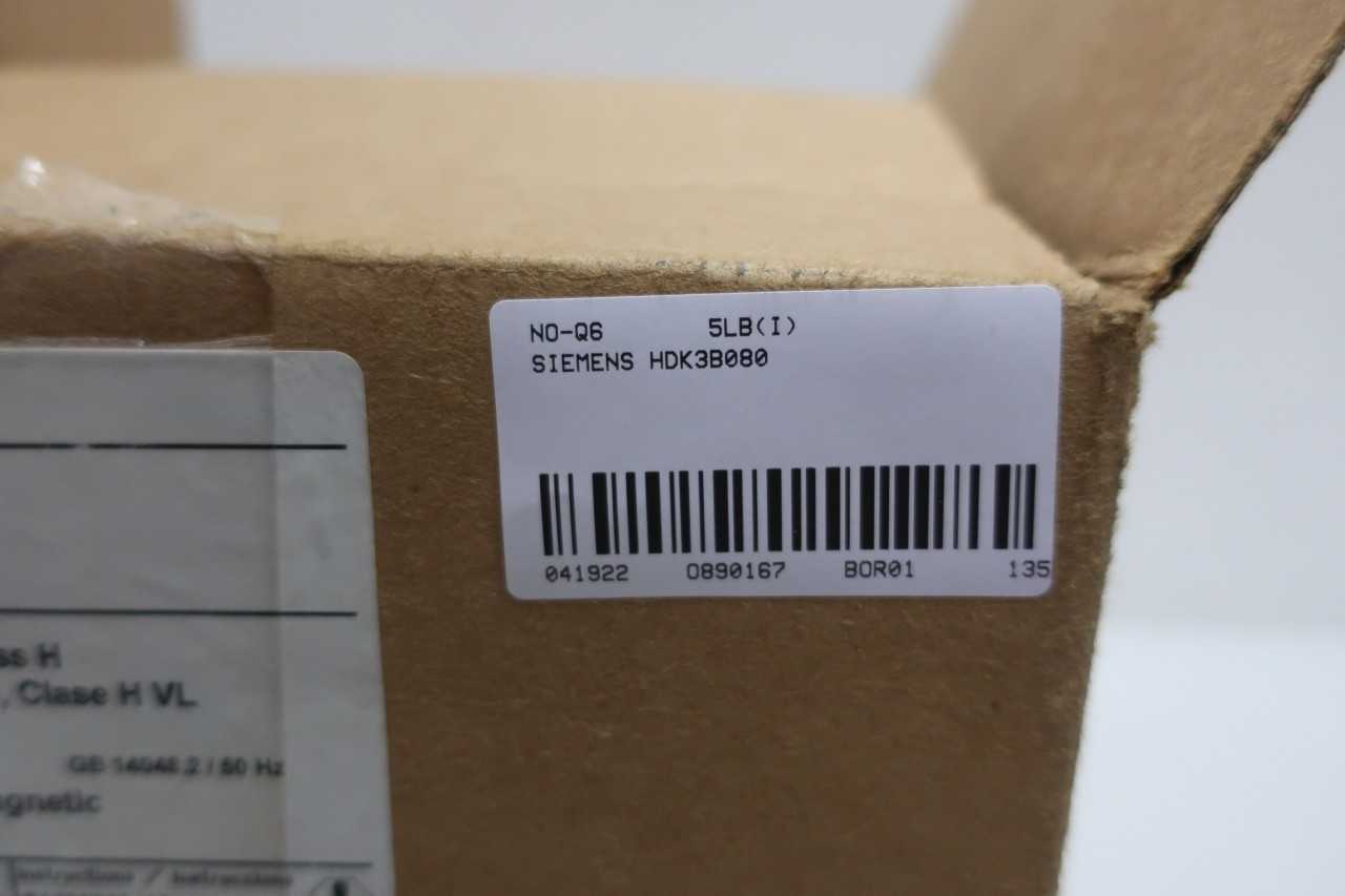 SIEMENS HDK3B080 THERMAL MAGNETIC 3P 80A AMP 480V-AC MOLDED CASE CIRCUIT BREAKER - CIRCUIT BREAKERS