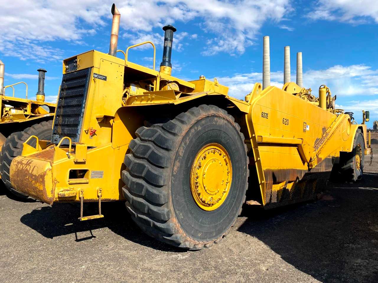 1992 Caterpillar 637E 50YD Coal Tractor Scraper - CONSTRUCTION