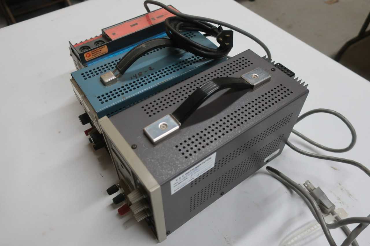 LOT OF 3 ASSORTED ELECTRICAL MODULES, DC POWER SUPPLY, ANATEK 25-25, BK PRECISION 1630, KLOCKNER MOELLER DS3 CONTROLLER - ELECTRICAL COMPONENTS