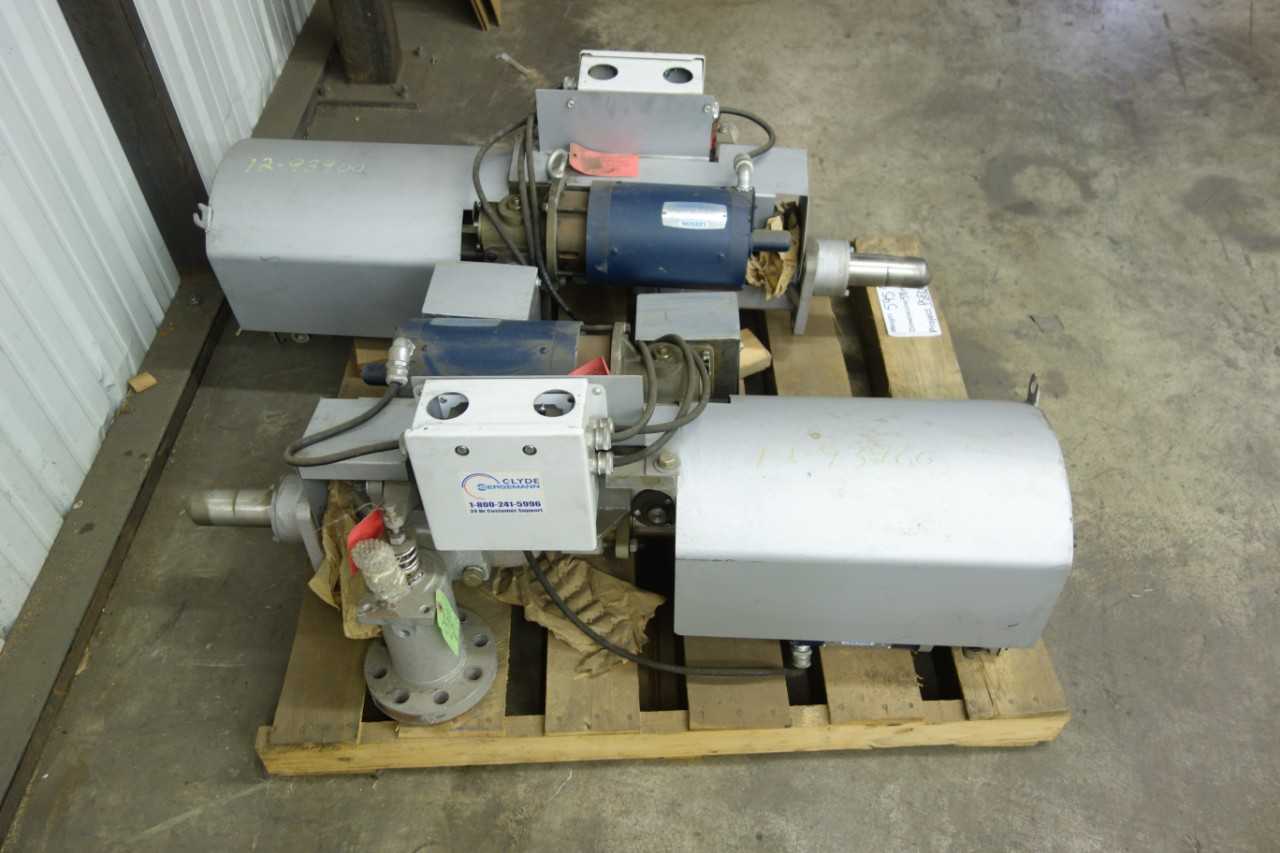 LOT OF 2 CLYDE BERGEMANN RW5E WALL DESLAGGER SOOT BLOWERS - BLOWER FAN