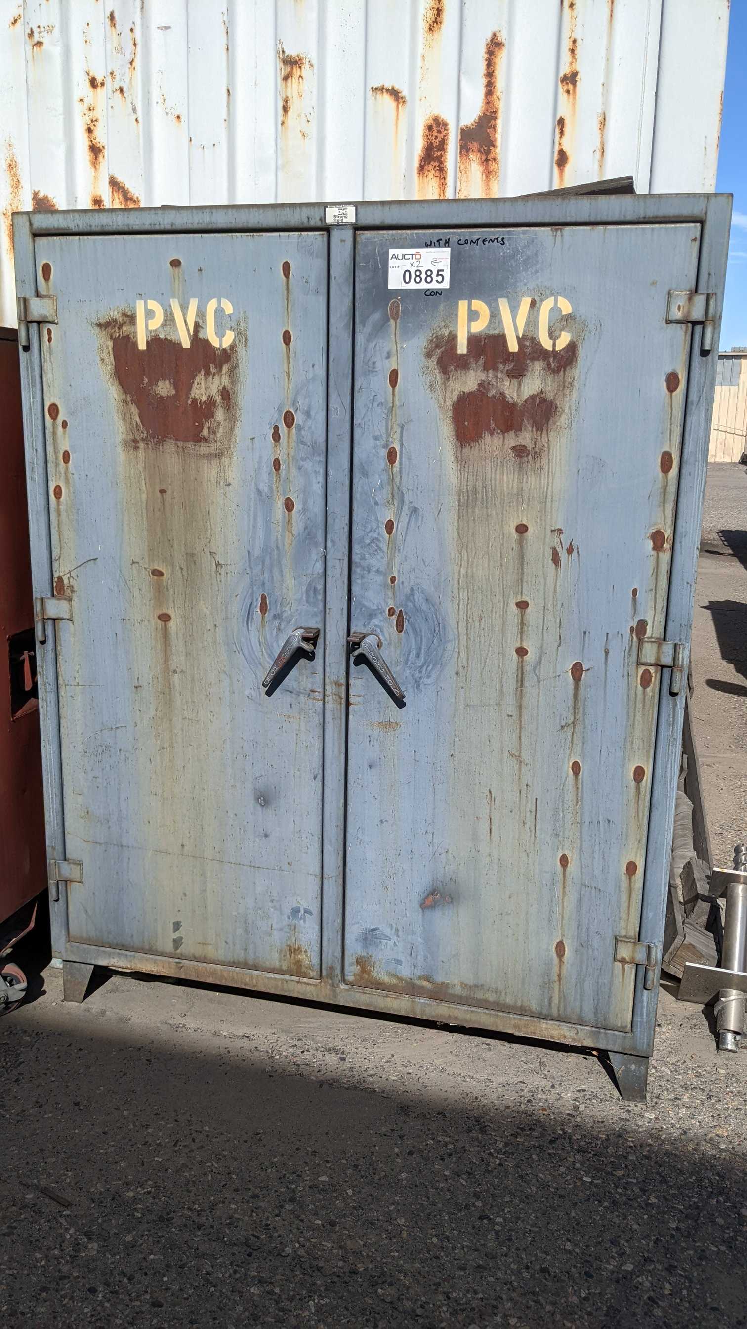 LOT OF TWO CABINETS AND CONTENTS - INDUSTRIAL PARTS