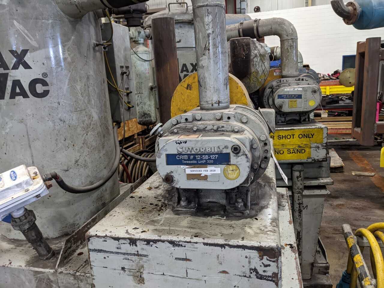 DEMARCO MAX VAC SOMORBILT PORTABLE INDUSTRIAL VACUUM BLOWER SYSTEM - VACUUM PUMP
