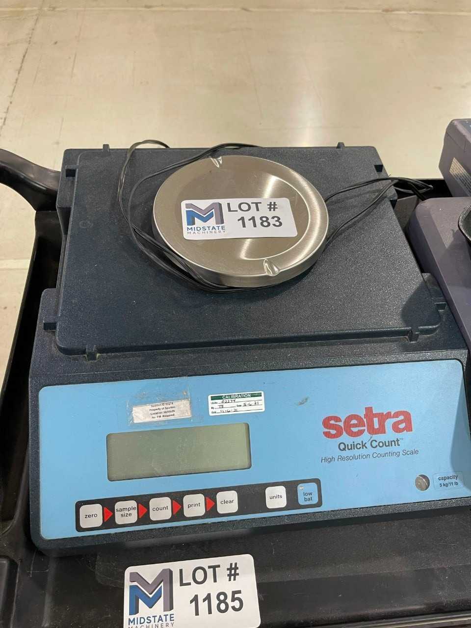 Setra High Resolution Counting Scale - MISCELLANEOUS