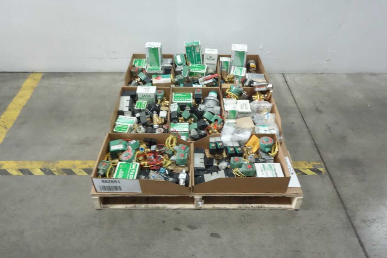 PALLET OF ASSORTED SOLENOID VALVES - SOLENOID VALVE