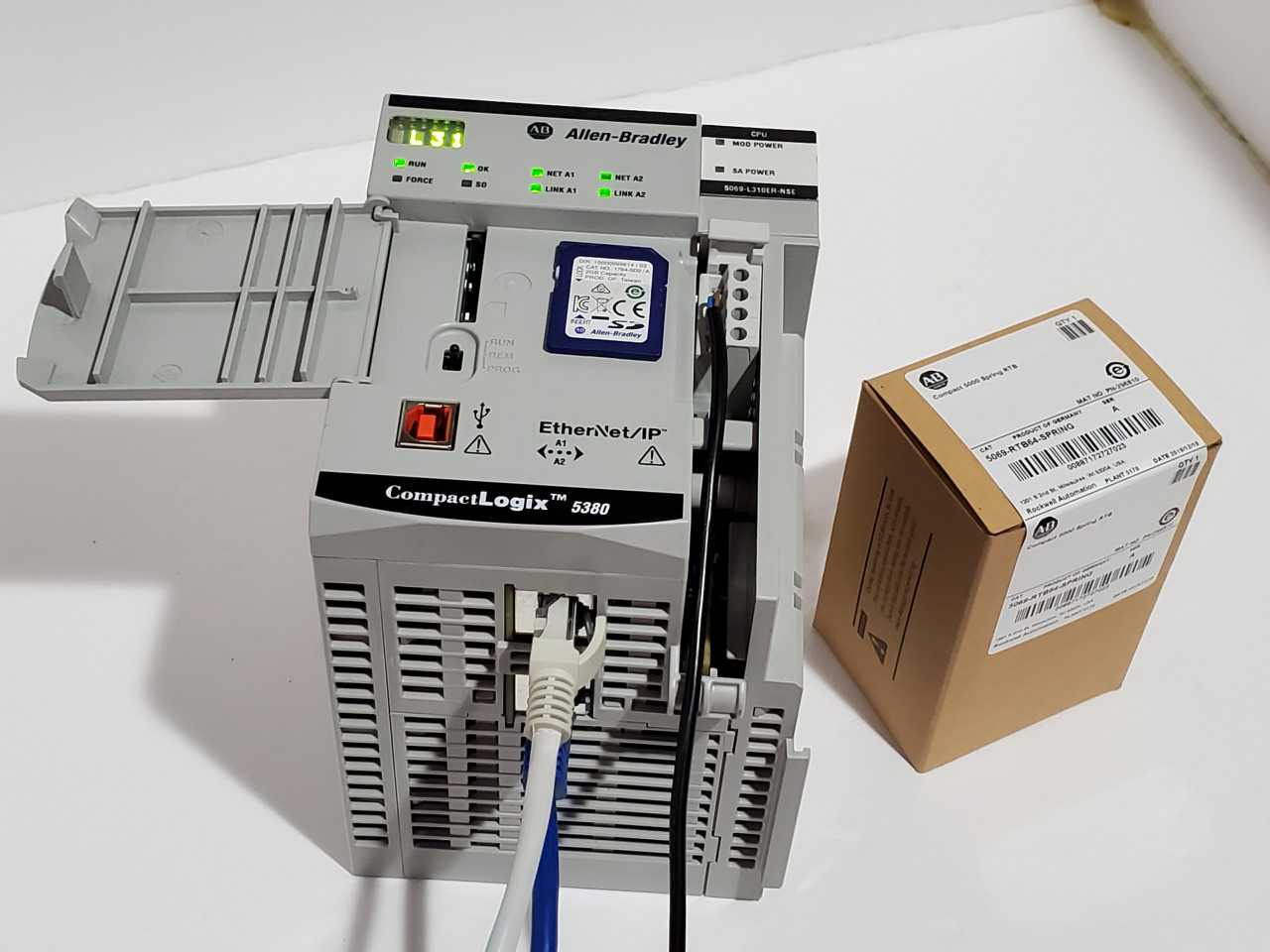 Allen Bradley CompactLogix 5069-L310ER-NSE Plus Brand new 5069-RTB64 Spring - AUTOMATION & CONTROLS Allen Bradley CompactLogix 5069-L310ER-NSE Plus Brand new 5069-RTB64 Spring - AUTOMATION & CONTROLS