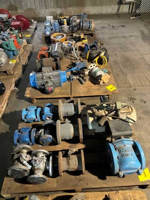 Bulk Lot of Valves & MRO Including Rosemount, NGK, Edwards, Nil-Cor, Fisher - QTY 6 Pallets - INDUSTRIAL PARTS