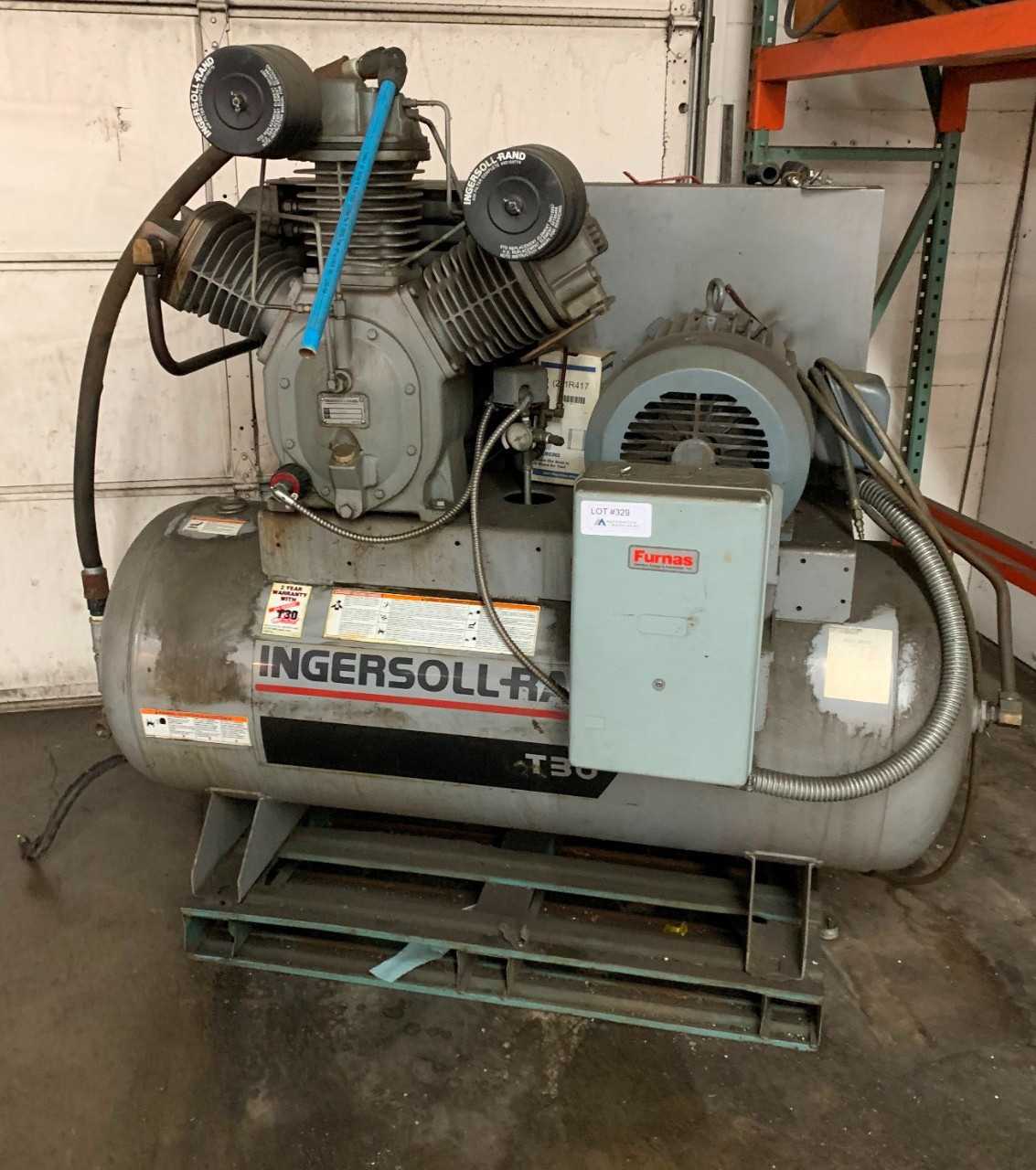 Ingersoll Rand 3000E25 125 Gallon Air Compressor - AIR COMPRESSORS Ingersoll Rand 3000E25 125 Gallon Air Compressor - AIR COMPRESSORS
