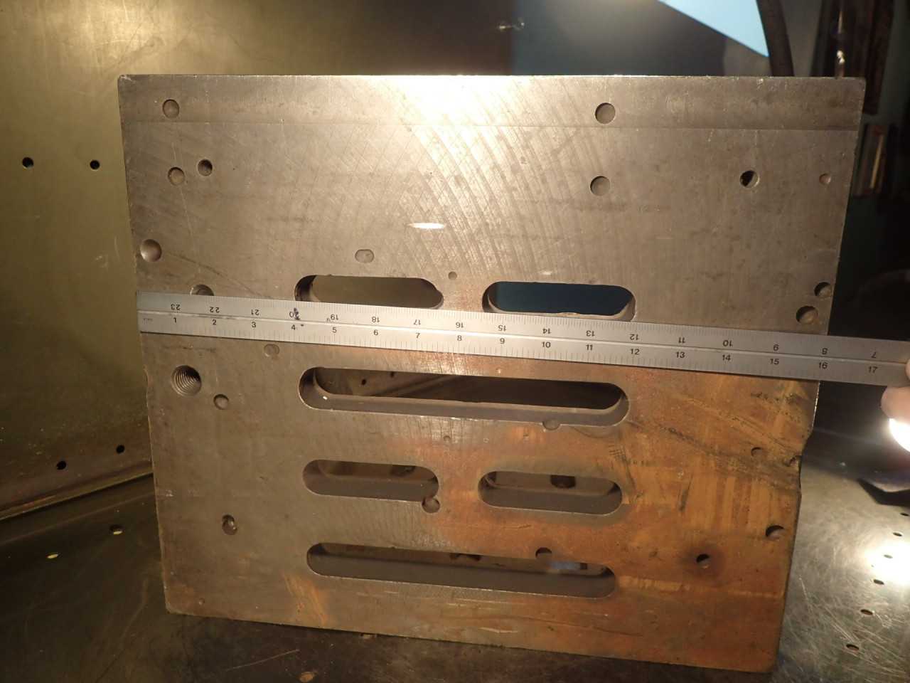 Taft-Pierce 12x16x14 16" 14" 12" Slotted Right Angle Milling Setup Fixture Plate - END MILLS