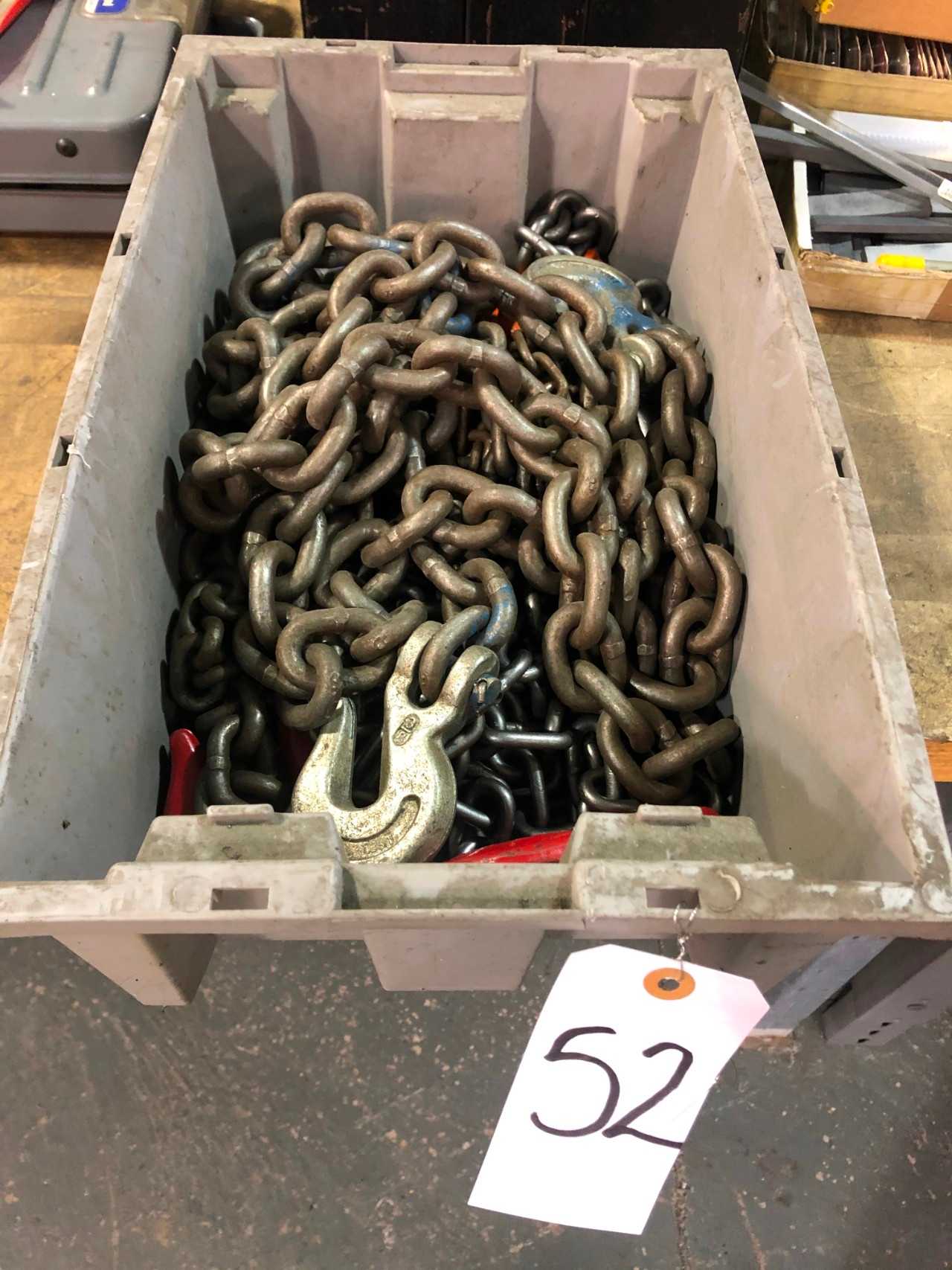 Misc. Bins w/ Chains & Hooks - ELECTRIC POWER TOOLS