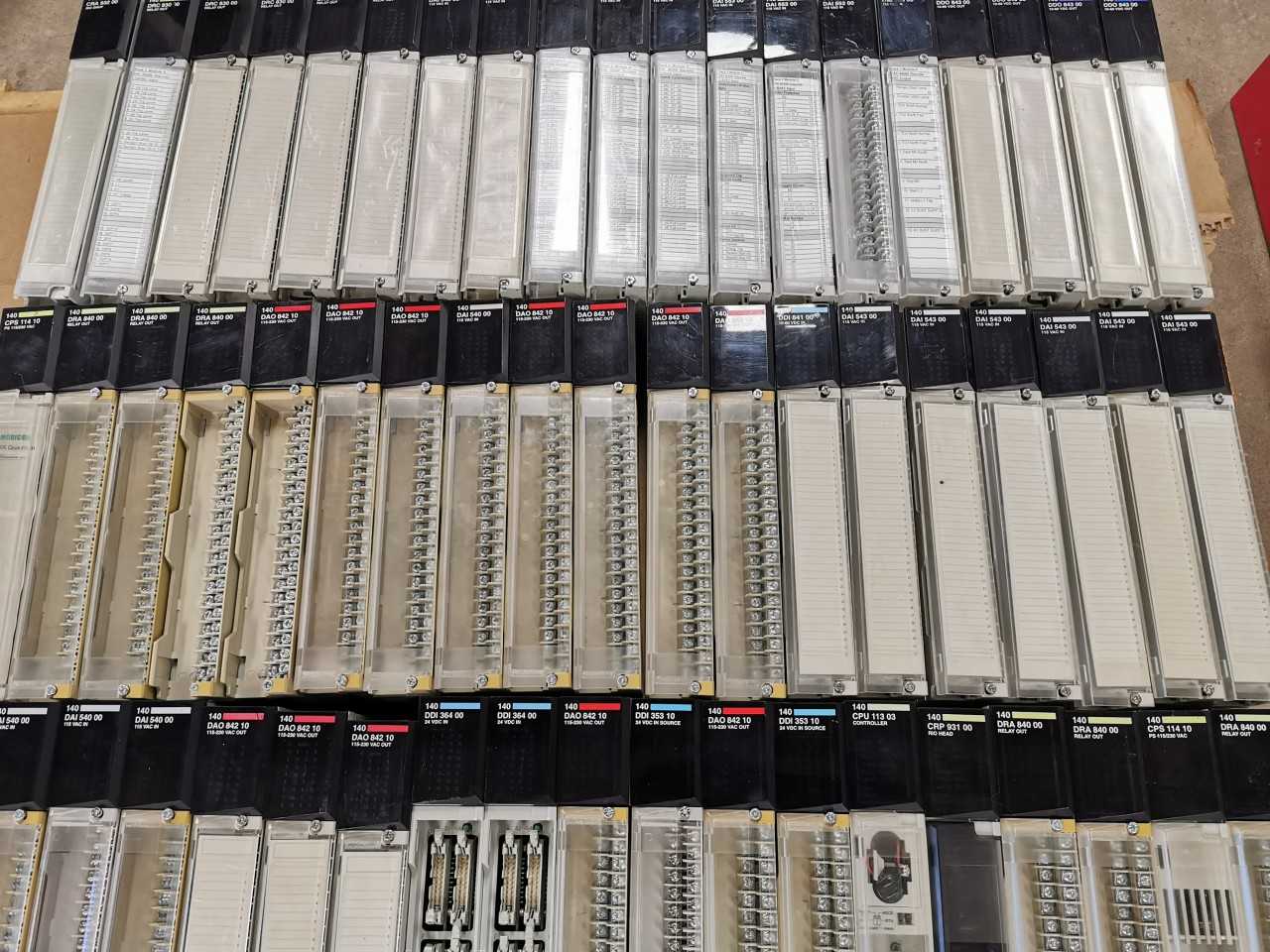 Lot of Schneider Electric PLC Modules - INDUSTRIAL PARTS