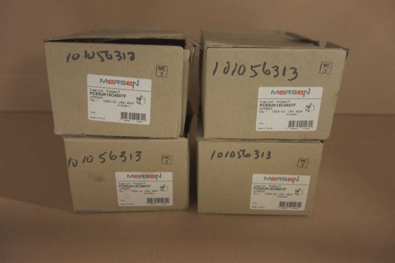 LOT OF 4 FERRAZ SHAWMUT PROTISTOR FUSE - INDUSTRIAL PARTS