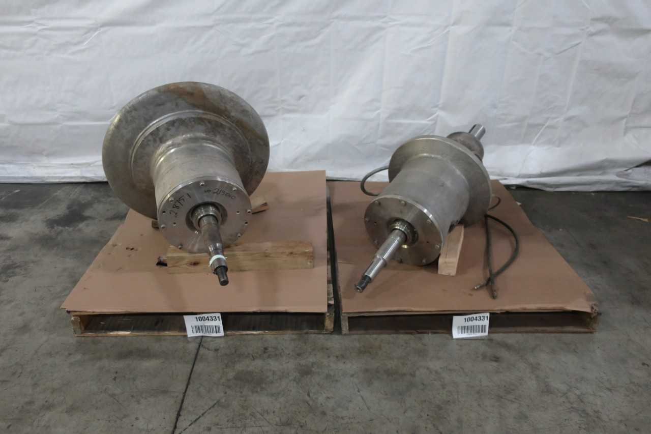 LOT OF 2 PRESSURE SCREEN ROTATING ASSEMBLIES - PUMPS