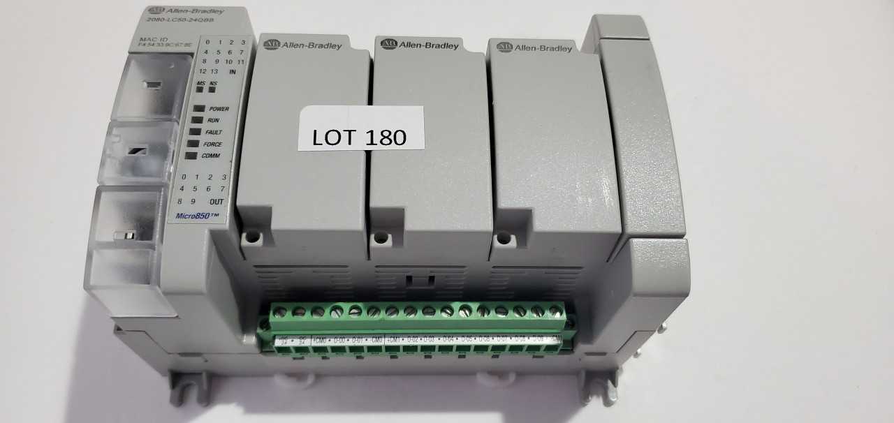 Allen Bradley Micro 850  2080-LC50-24QBB PLC - AUTOMATION & CONTROLS