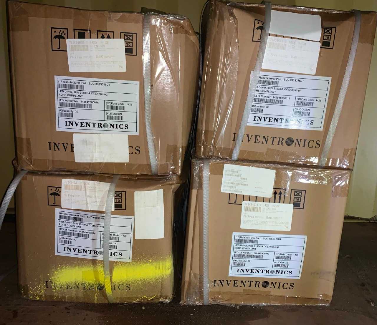 New - Lot of 80 - Inventronics EUC-096S315DT LED Power Supply Driver - ELECTRICAL COMPONENTS