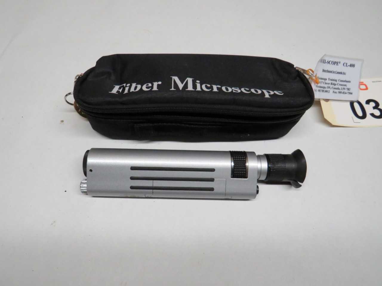 MAXI-SCOPE CL-400 FIBER MICROSCOPE - ELECTRIC POWER TOOLS