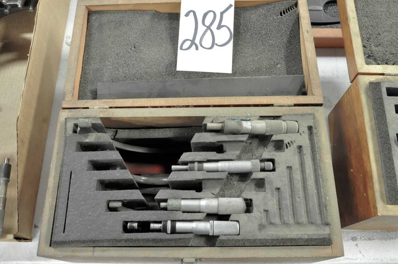 Lot 4 Asstd Micrometers with Case - ELECTRIC POWER TOOLS