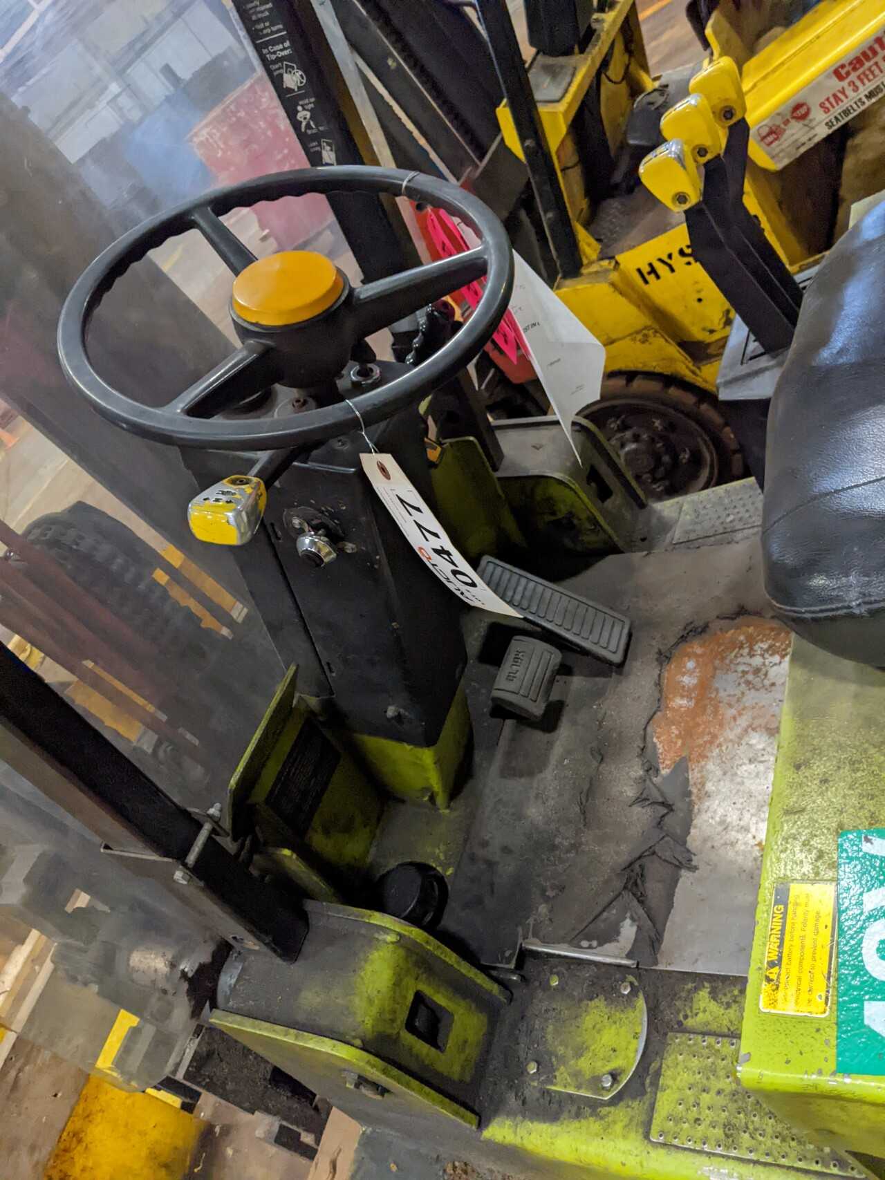 2006 CLARK EC500-80 8,000-LB. CAPACITY, ELECTRIC FORKLIF - FORKLIFTS