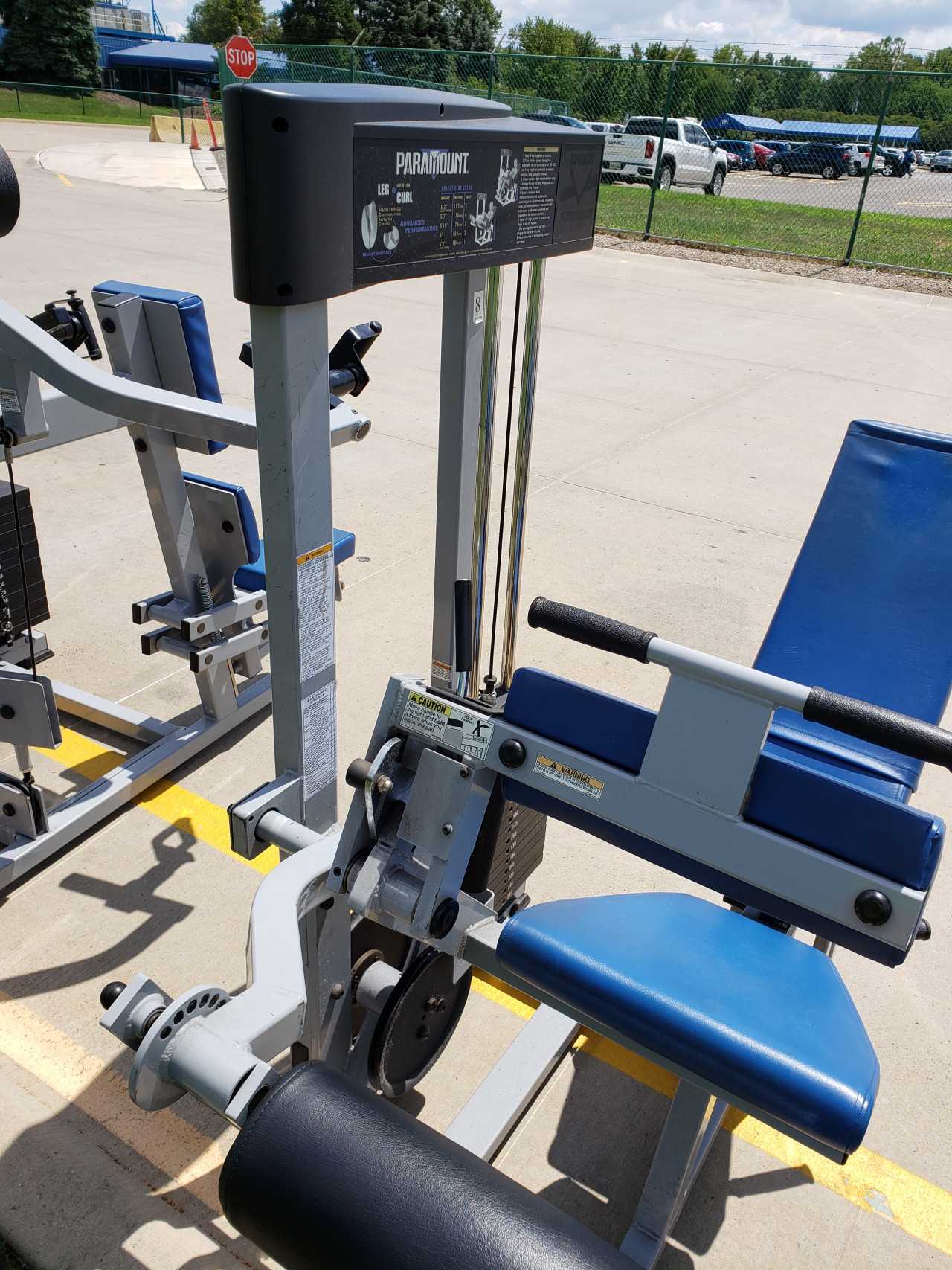 Fitness Equipment - Leg Curl - SAFETY EQUIPMENT