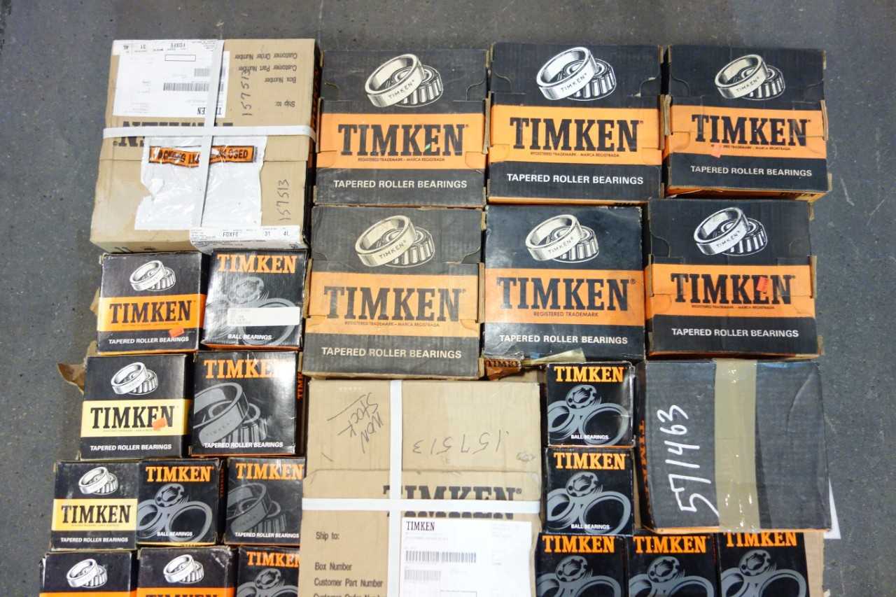 LOT OF ASSORTED TIMKEN AND FAFNIR BEARINGS - BEARINGS