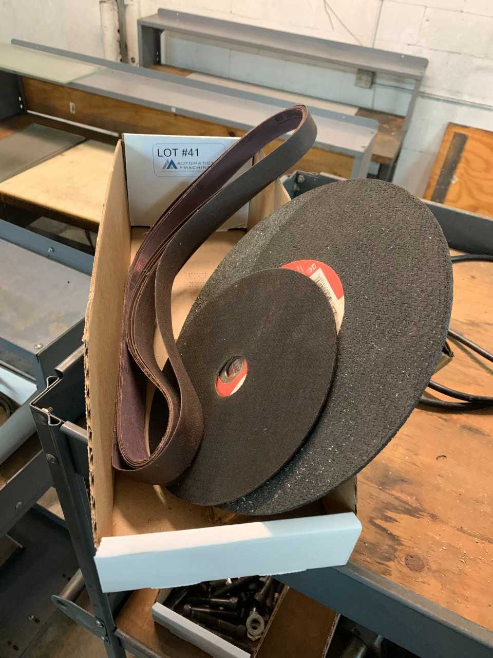 Sanding Belts and Abrasive Cutoff Wheels - MACHINING ACCESSORIES & TOOLING Sanding Belts and Abrasive Cutoff Wheels - MACHINING ACCESSORIES & TOOLING