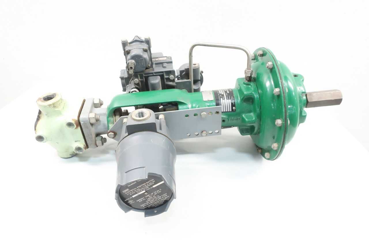 FISHER EZ PNEUMATIC 667 600 STEEL THREADED DVC5010 3/4IN NPT CONTROL VALVE - CONTROL VALVE