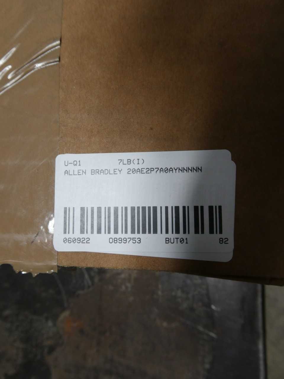 ALLEN BRADLEY 20AE2P7A0AYNNNNN POWERFLEX 70 2HP VFD - MOTOR DRIVES