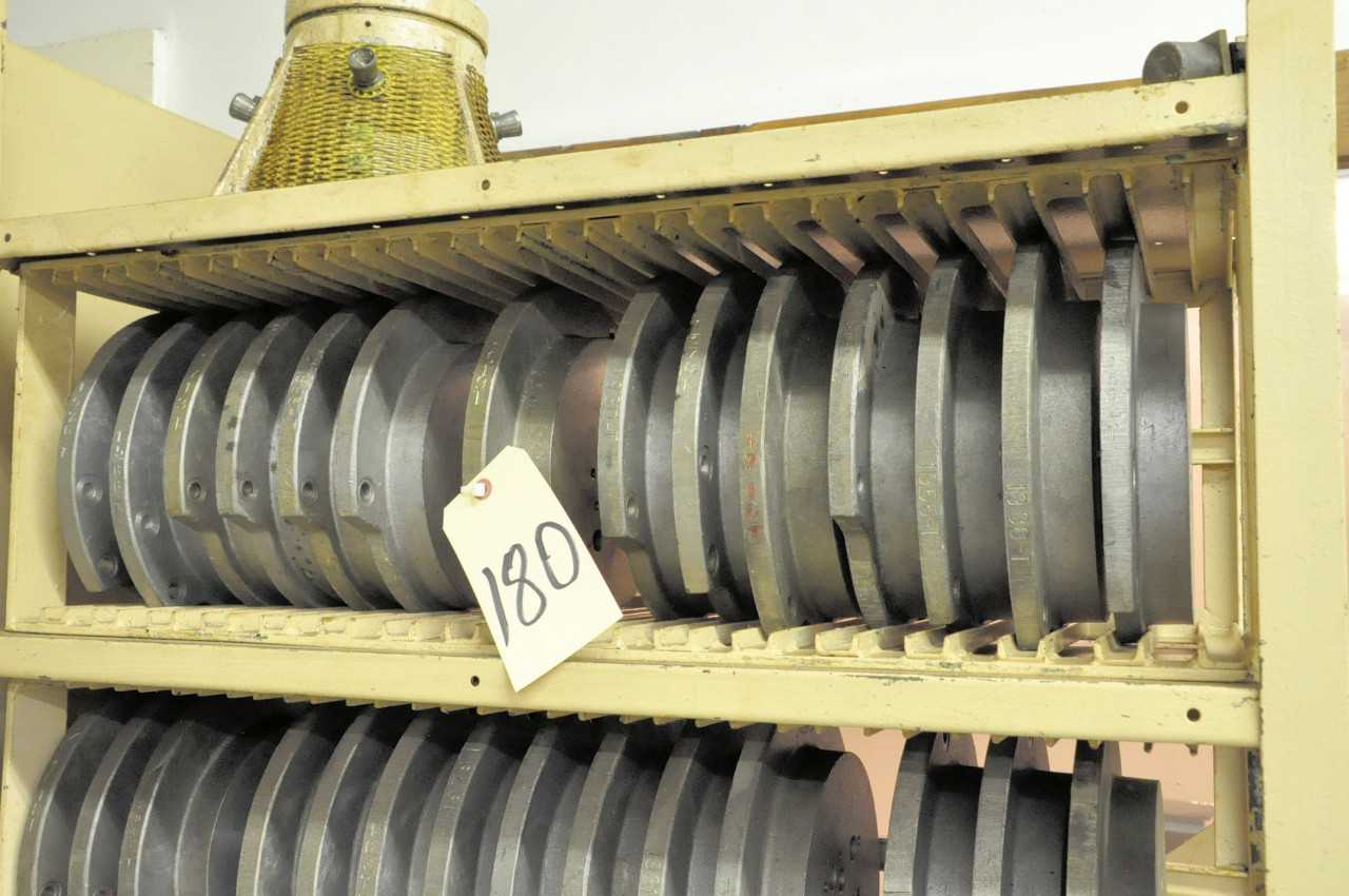 Lot-(14) Cartridge Plates on (1) Shelf - ELECTRIC POWER TOOLS