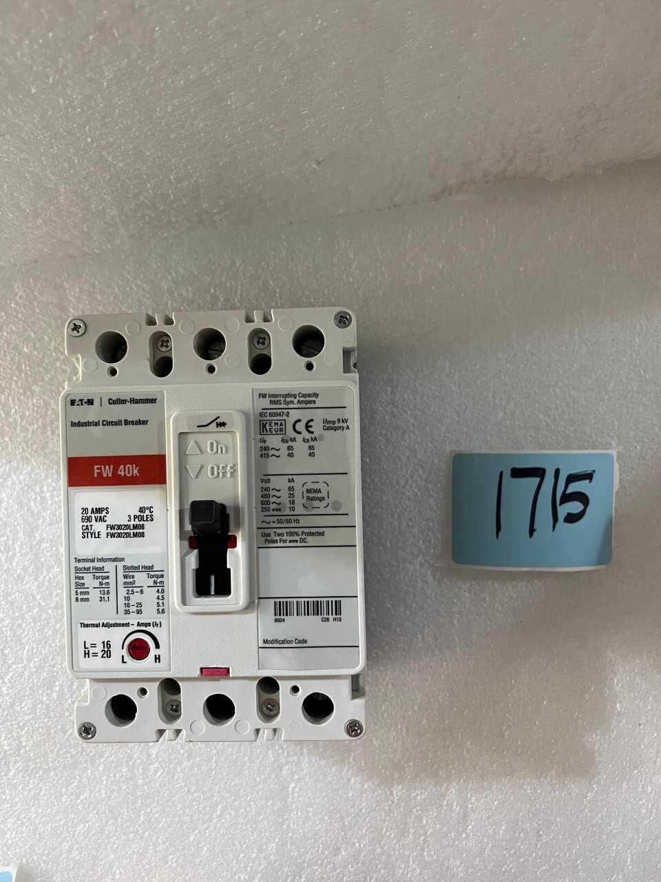 CIRCUIT BREAKER - CIRCUIT BREAKERS
