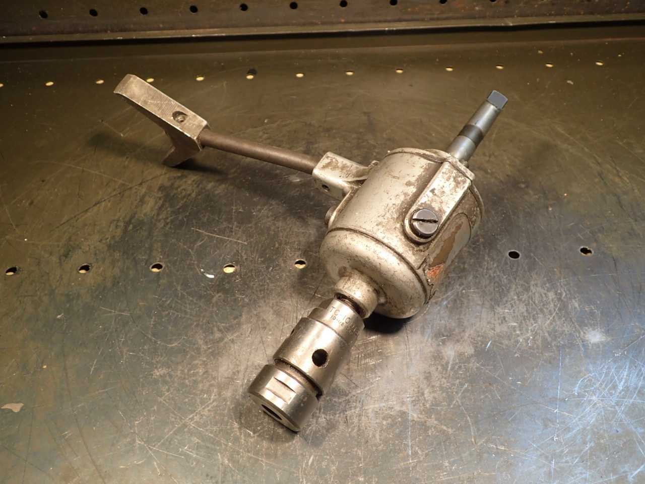 Ridge Tool Supreme Thread Tapping Head: #10-1/2" Morse Taper #2 for Parts/Repair - MACHINING ACCESSORIES & TOOLING